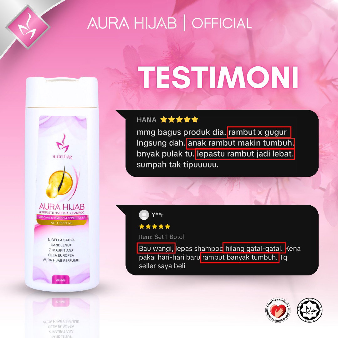 Aurahijab Shampoo 230ml _10