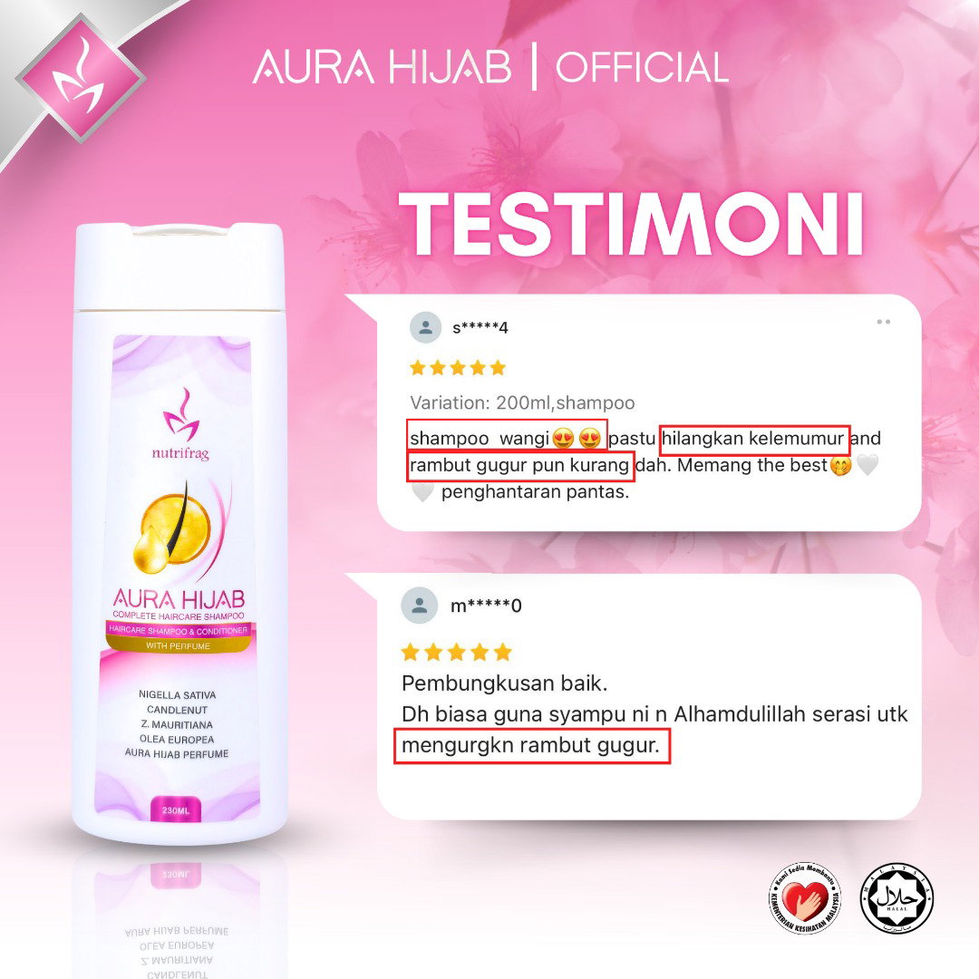 Aurahijab Shampoo 230ml _8