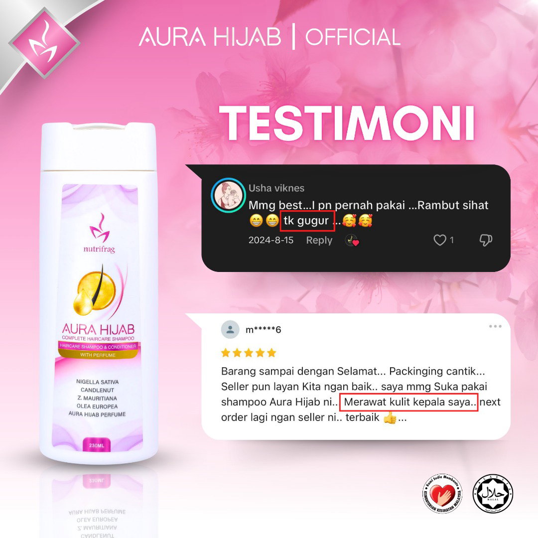 Aurahijab Shampoo 230ml _11