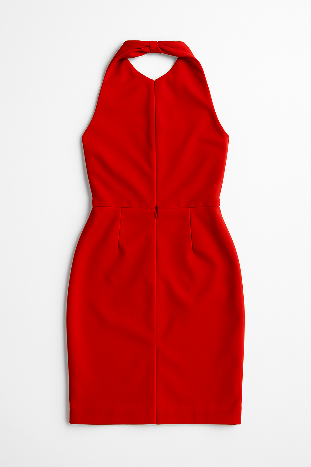 Vestido halter rojo elegante - Size M_2
