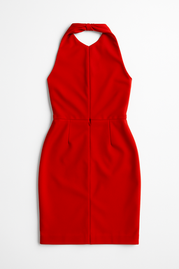 Vestido halter rojo elegante - Size M