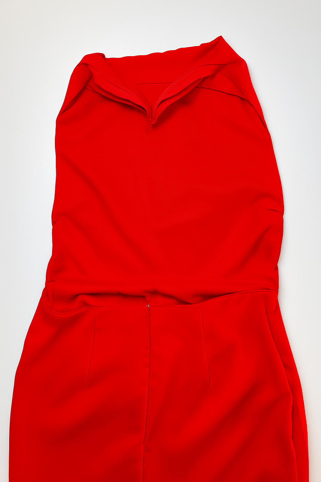 Vestido halter rojo elegante - Size M_1