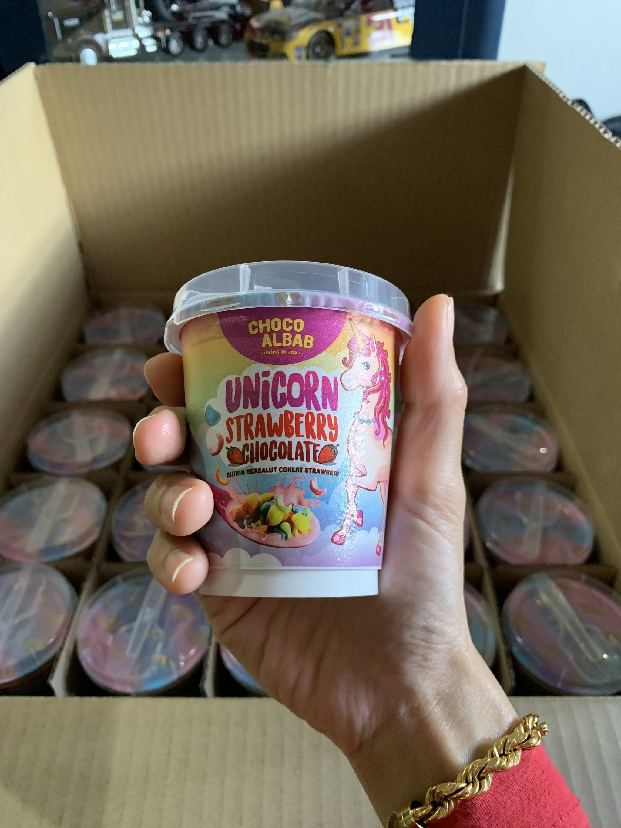 Choco Albab Unicorn Strawberry Chocolate_0