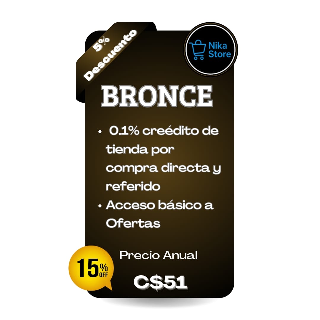 Membresía BRONCE 