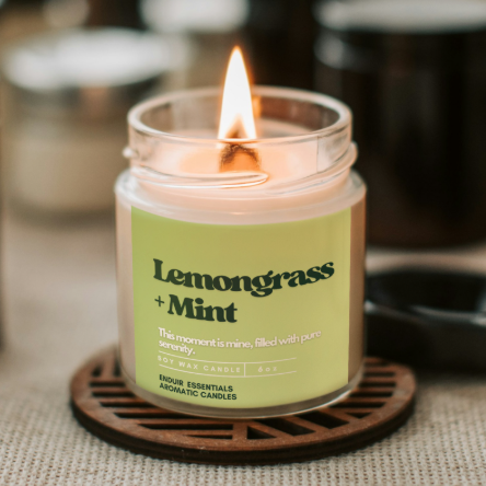 Lemongrass + Mint Candle