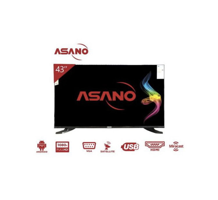 43" Ultra HD Smart Android TV Frameless Screen - USB - HDMI - Black_1