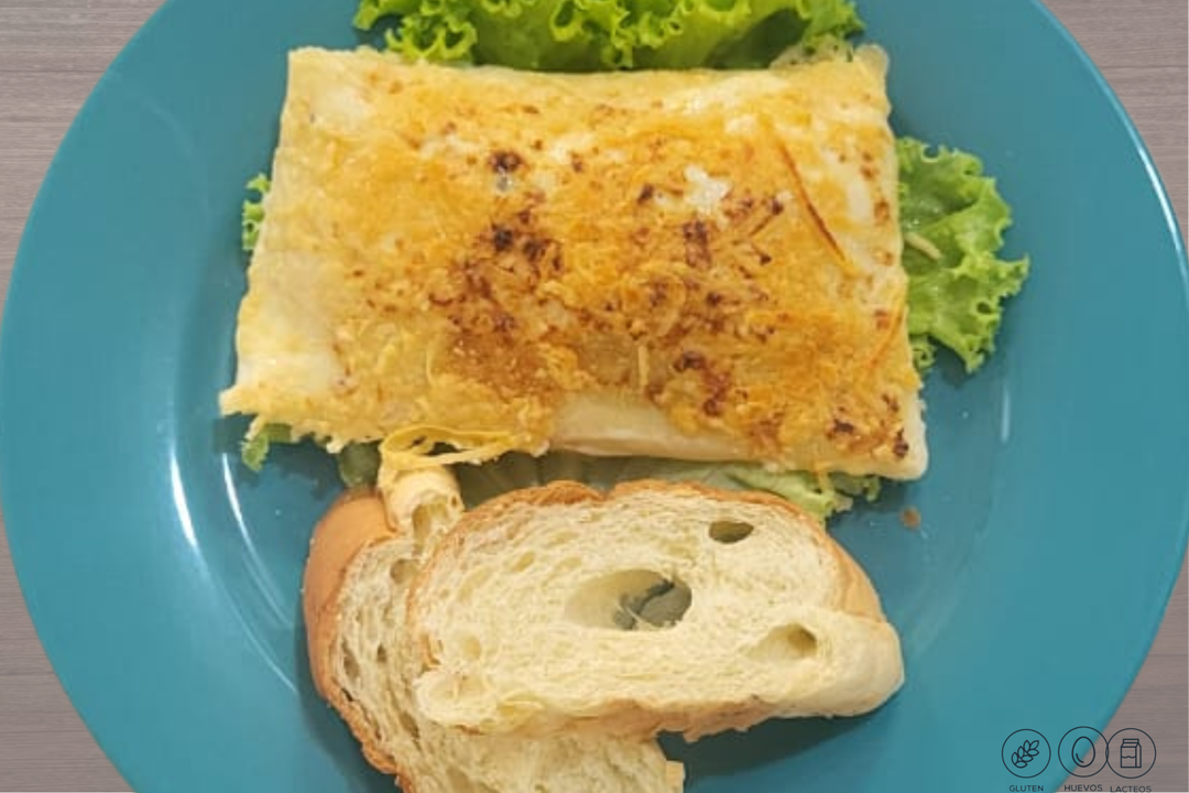 CREPE DE POLLO Y CHAMPIÑONES