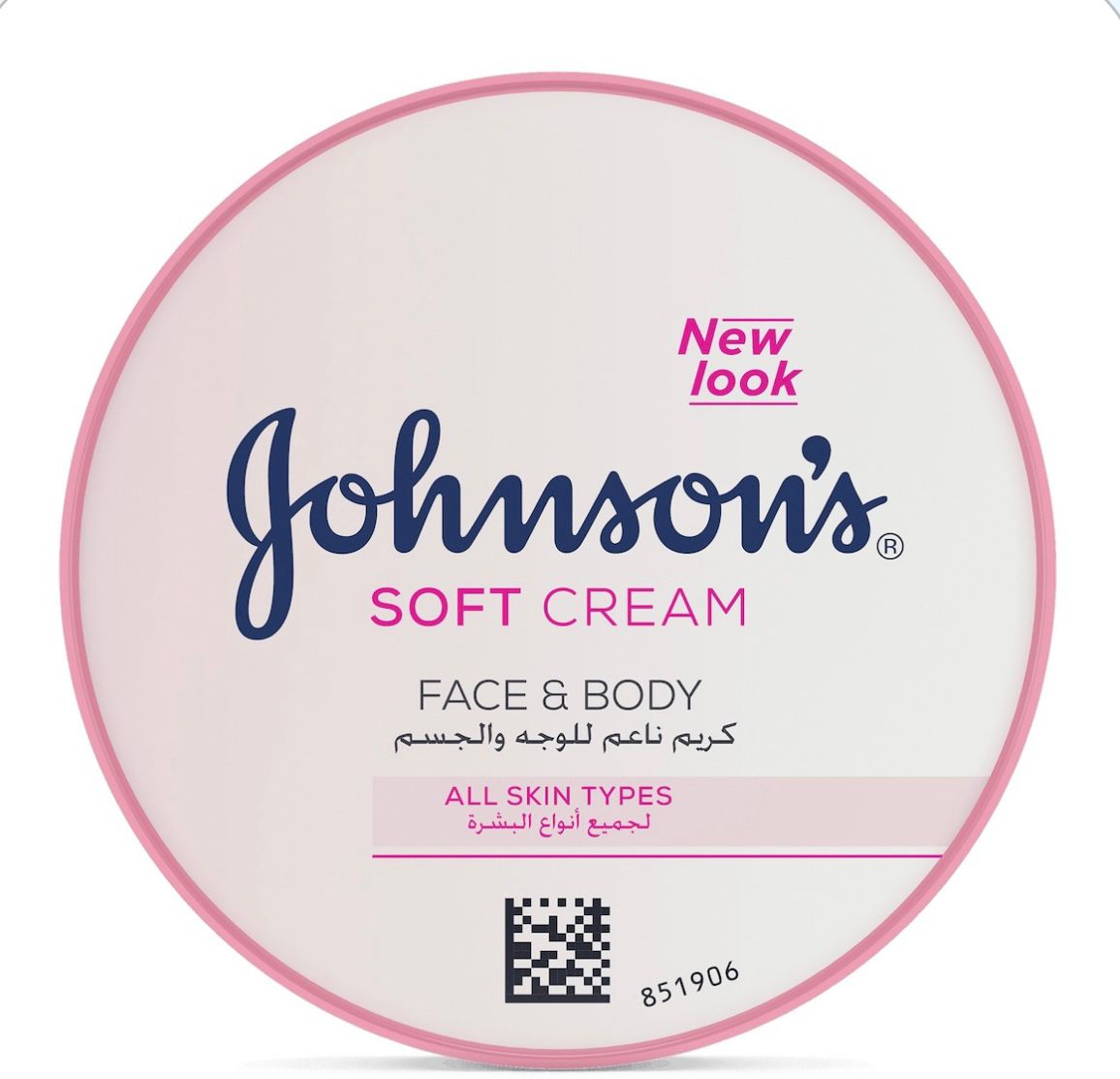 Johnson soft cream face & body - كريم جونسون مرطب للجسم والوجه 