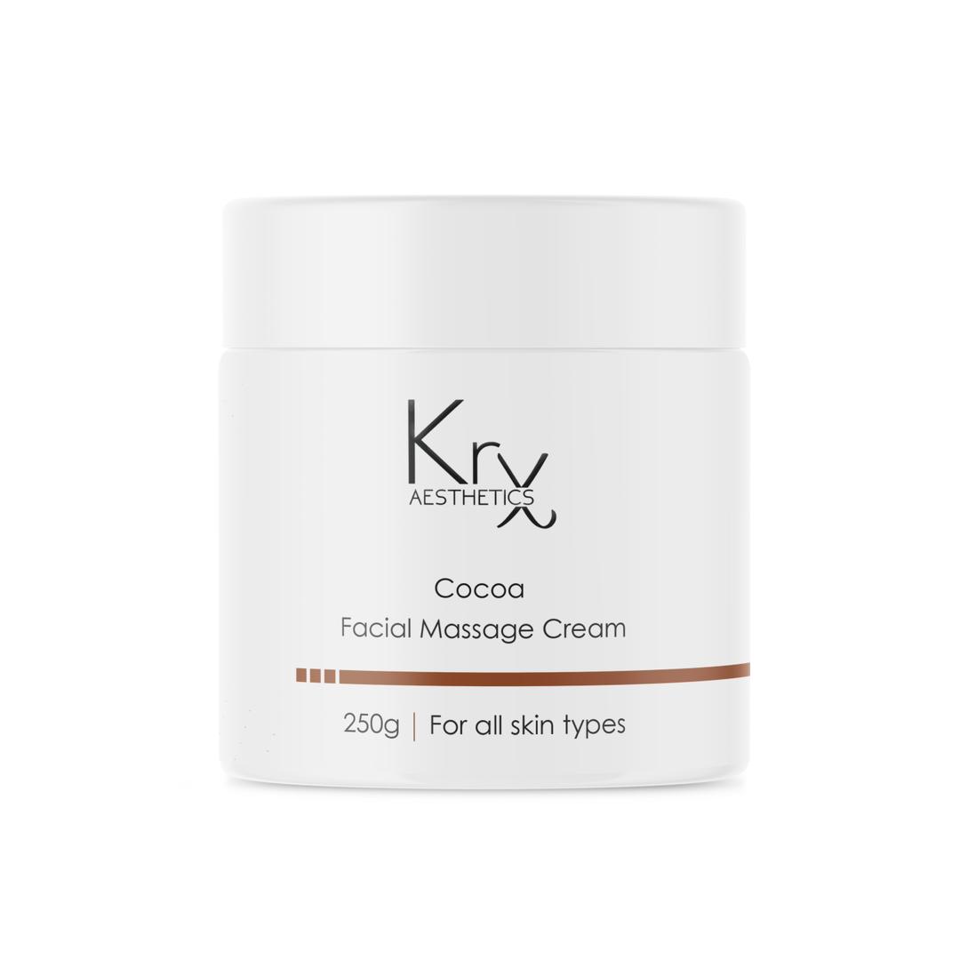 CRĂME DE MASSAGE VISAGE AU CACAO đ°đ·