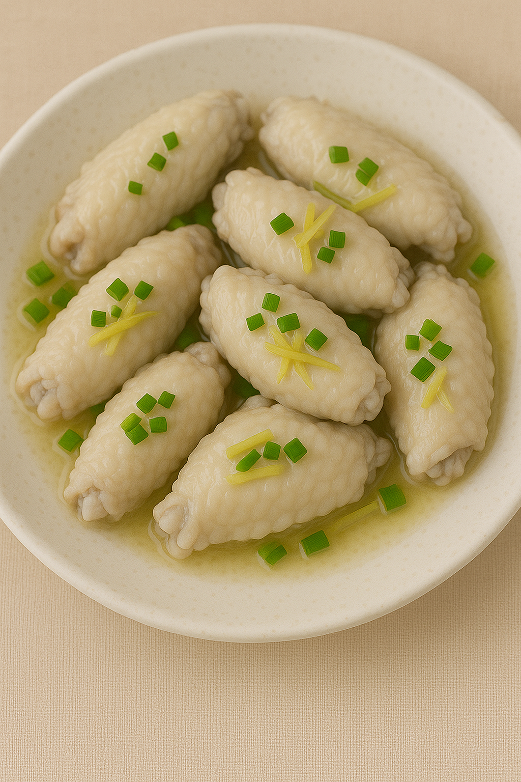 清蒸鸡中翅 Steamed Mid-Wing