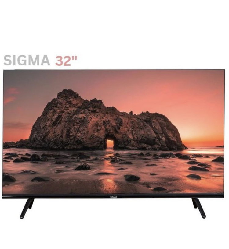 SIG-K32V6 FHD Digital Frameless Satellite + Free Wall mount Bracket - 32" - Black _0