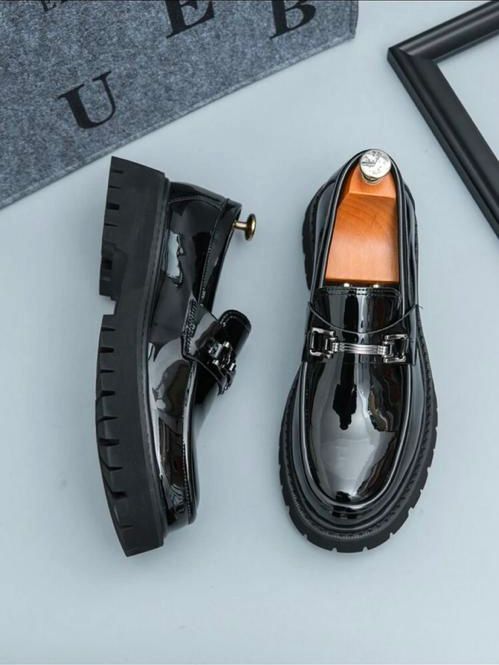British Style Black loafers