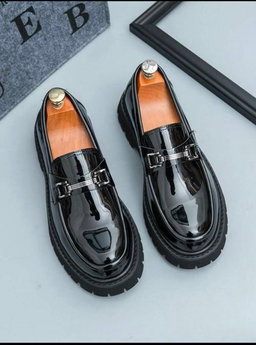 British Style Black loafers