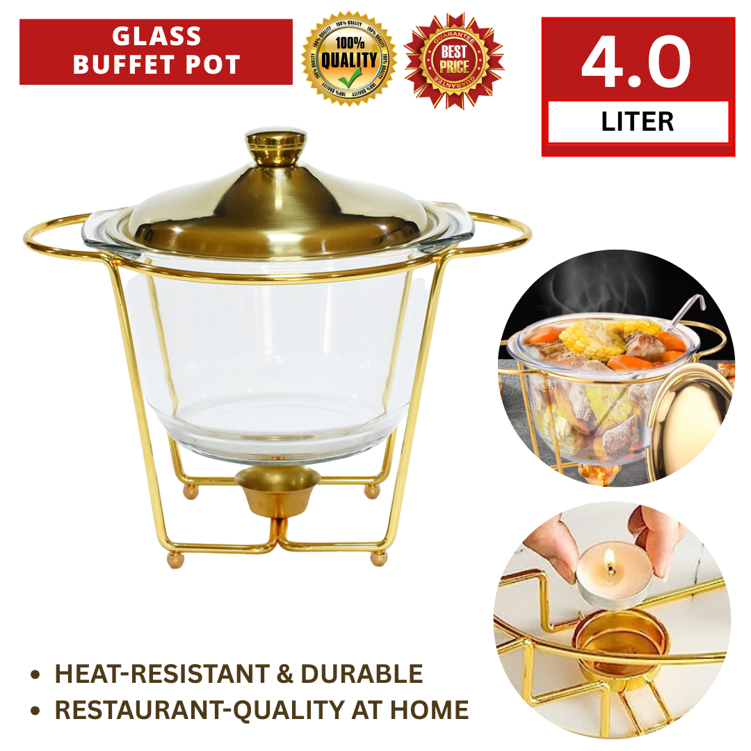 GLASS BUFFET POT 4.0L( BP11 )