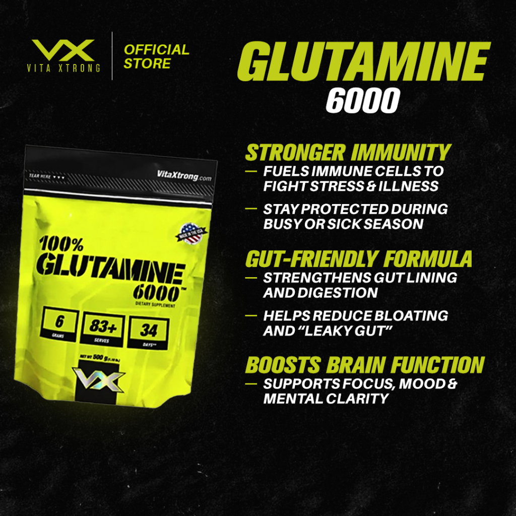 VITAXTRONG 100% Glutamine [300g / 500g / 1kg] – Faster Muscle Recovery, Repair & Immune Boost [VX]_12
