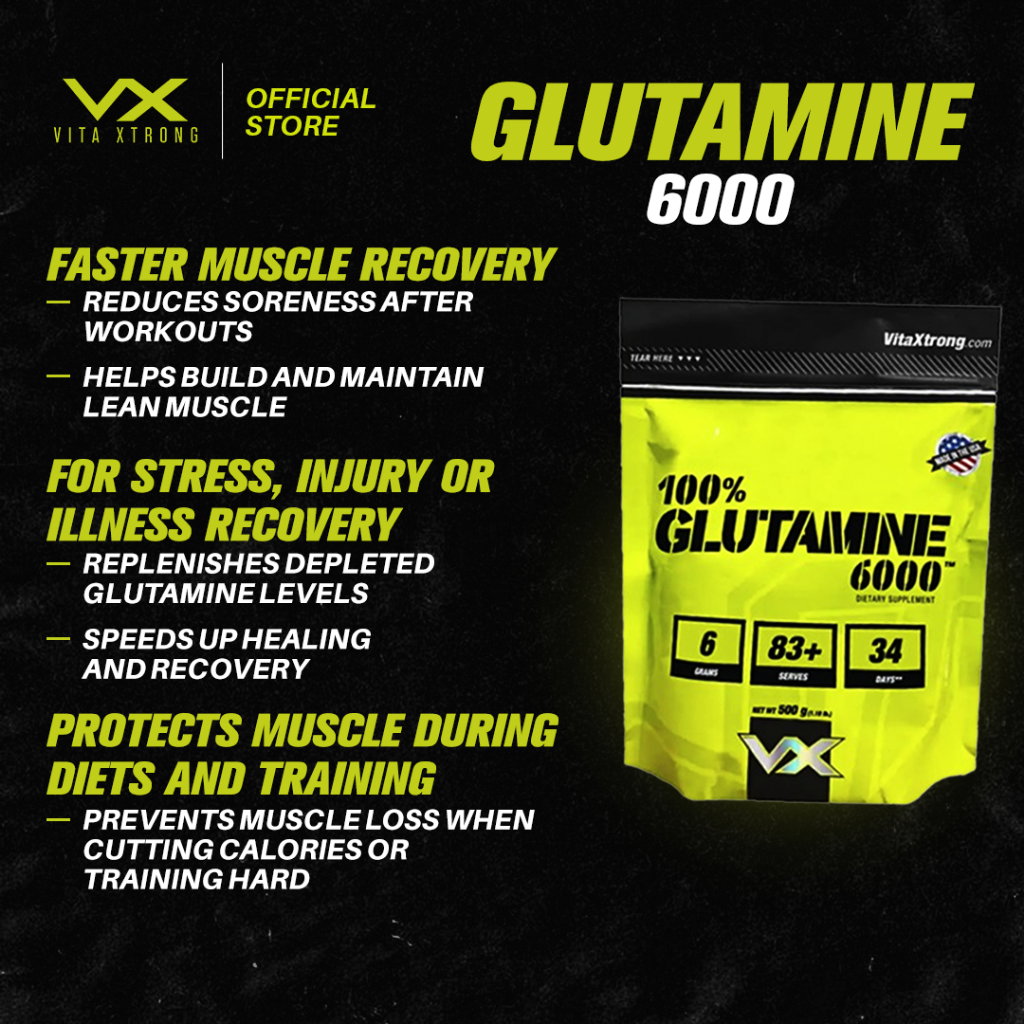VITAXTRONG 100% Glutamine [300g / 500g / 1kg] – Faster Muscle Recovery, Repair & Immune Boost [VX]_13