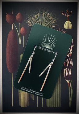 Twig Earrings - with OR without Clover charm