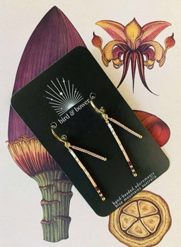 Twig Earrings - with OR without Clover charm