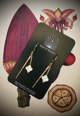 Twig Earrings - with OR without Clover charm