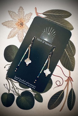 Twig Earrings - with OR without Clover charm
