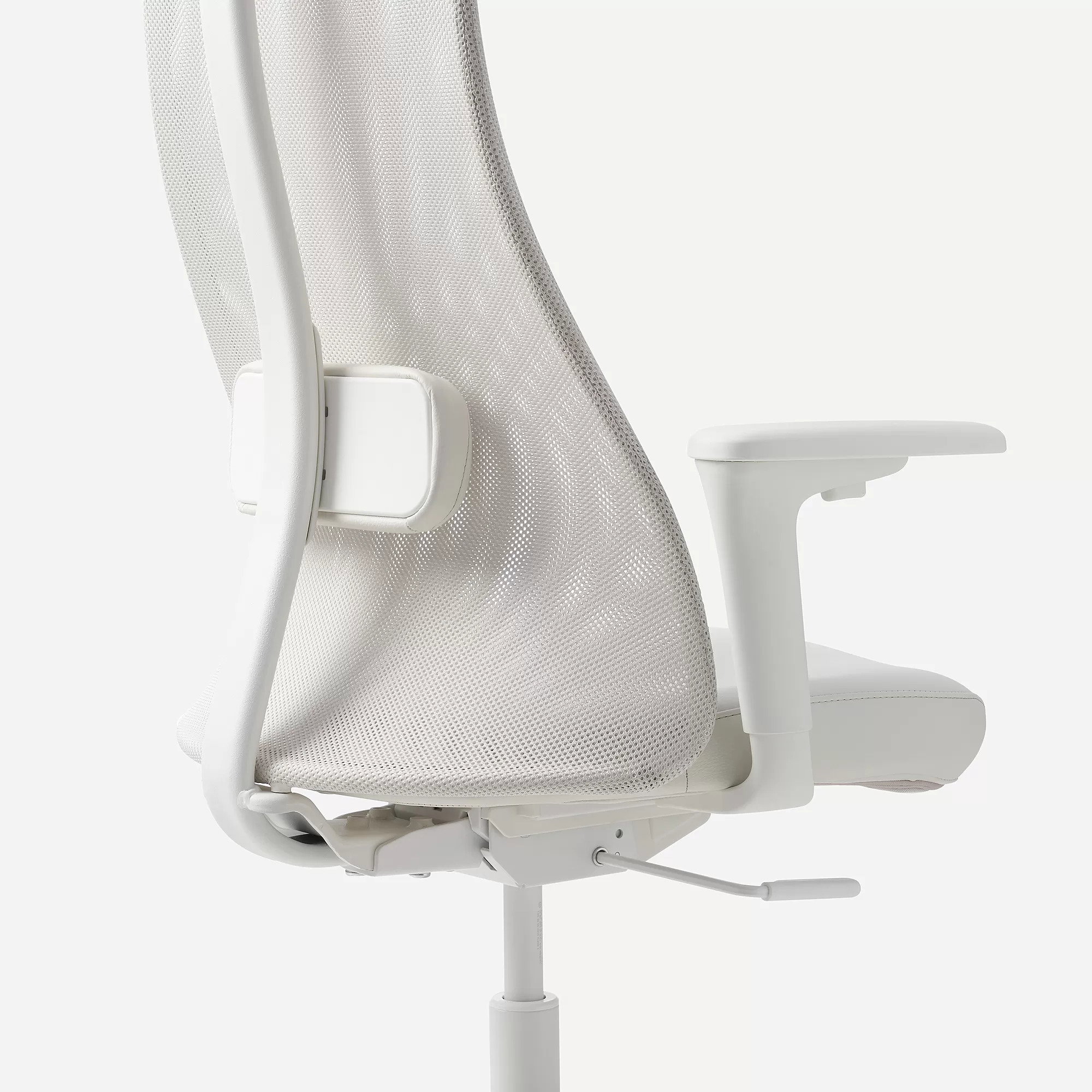Office chair with armrests, grann white IKEA JÄRVFJÄLLET_1