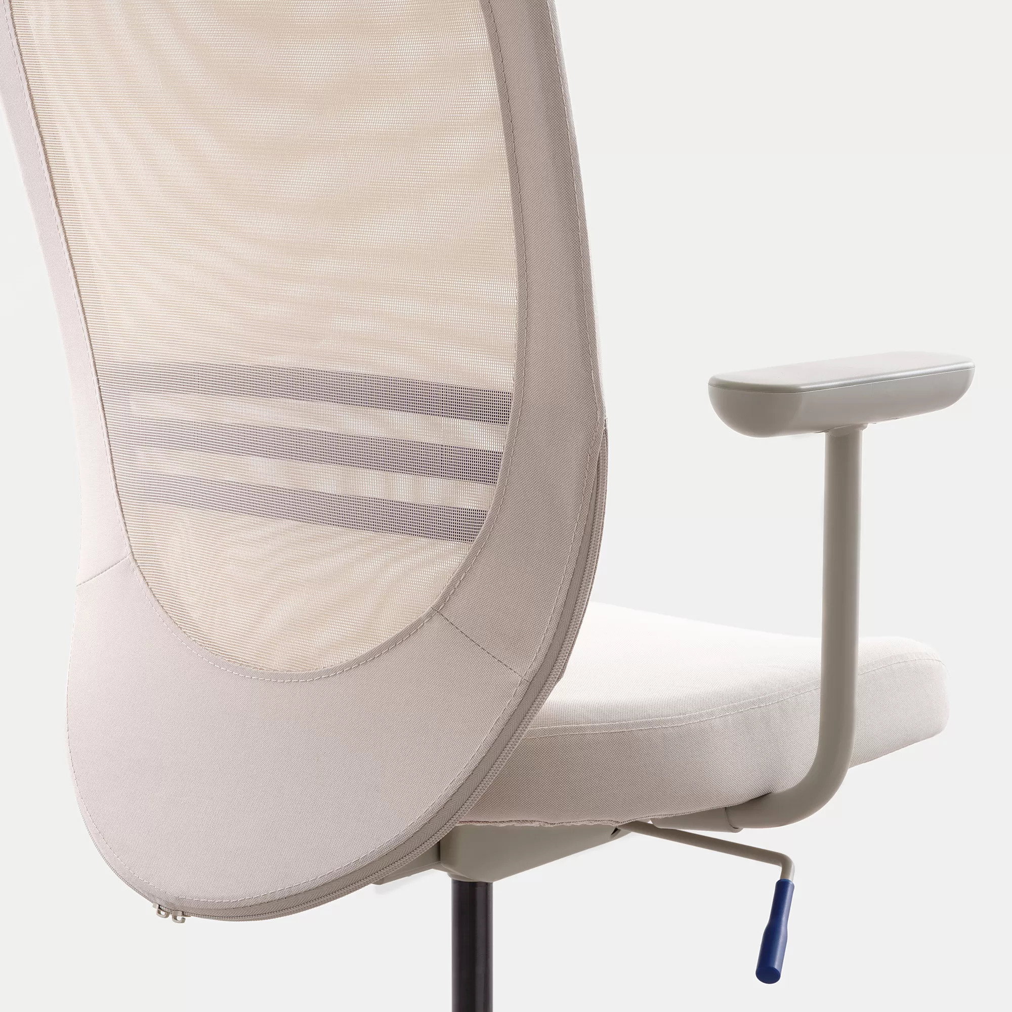 Office chair with armrests, beige IKEA FLINTAN_1