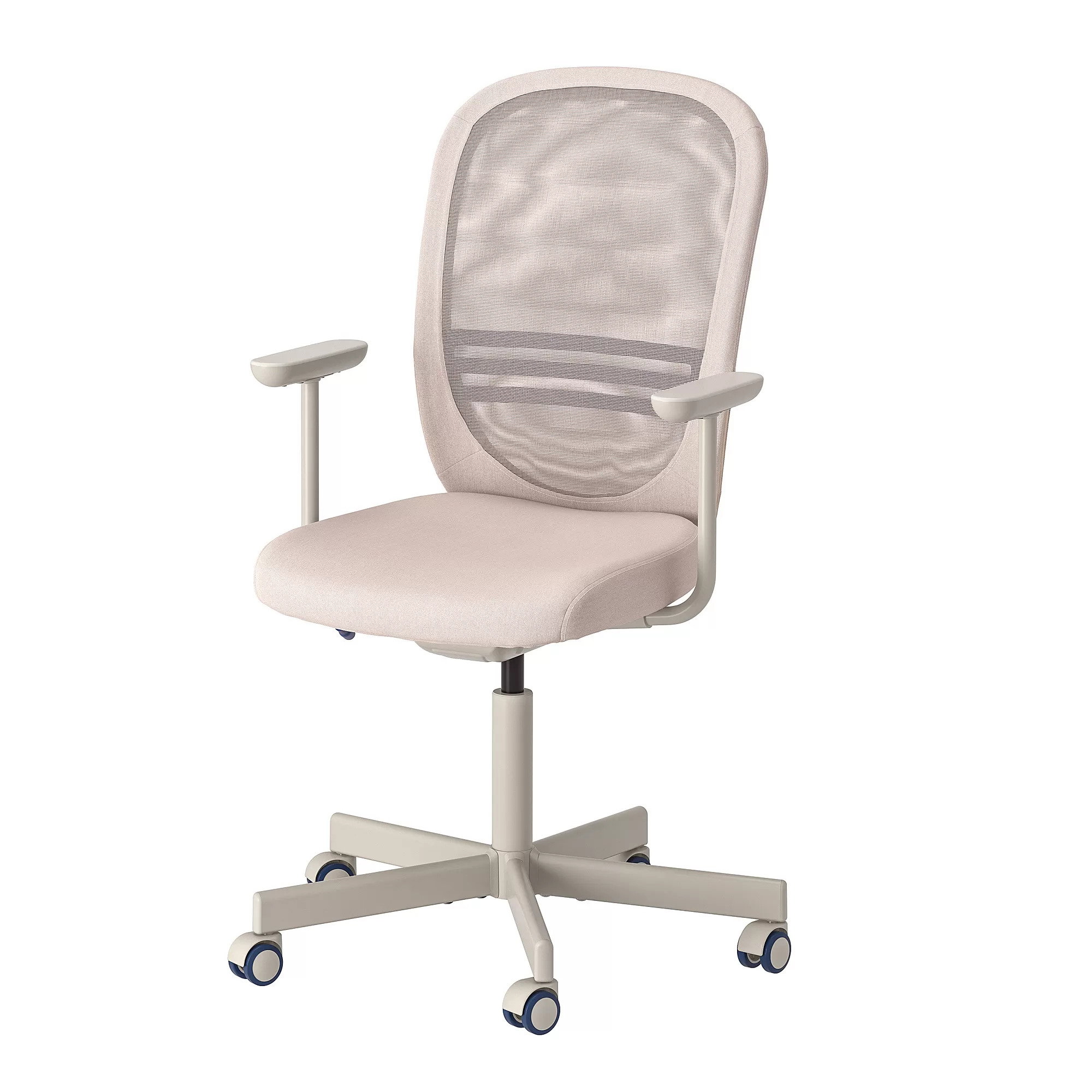 Office chair with armrests, beige IKEA FLINTAN_0