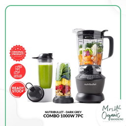 Blender Nutribullet Combo 1000W 7-Pc Dark Gray