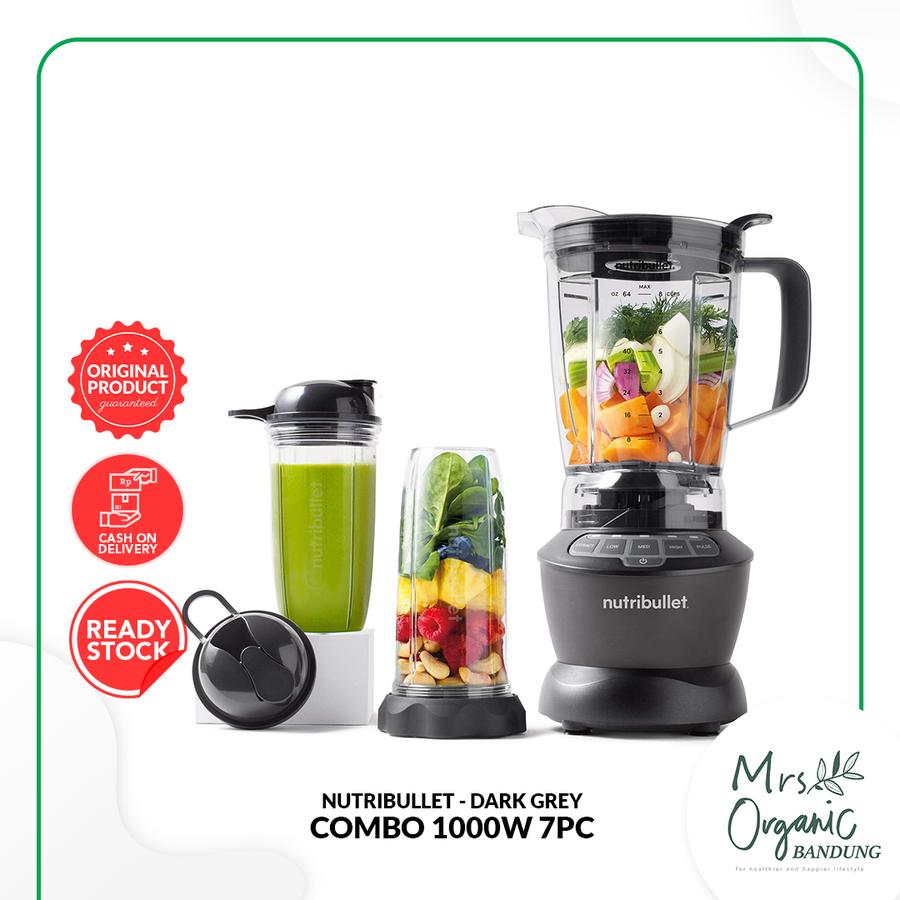 Blender Nutribullet Combo 1000W 7-Pc Dark Gray_1