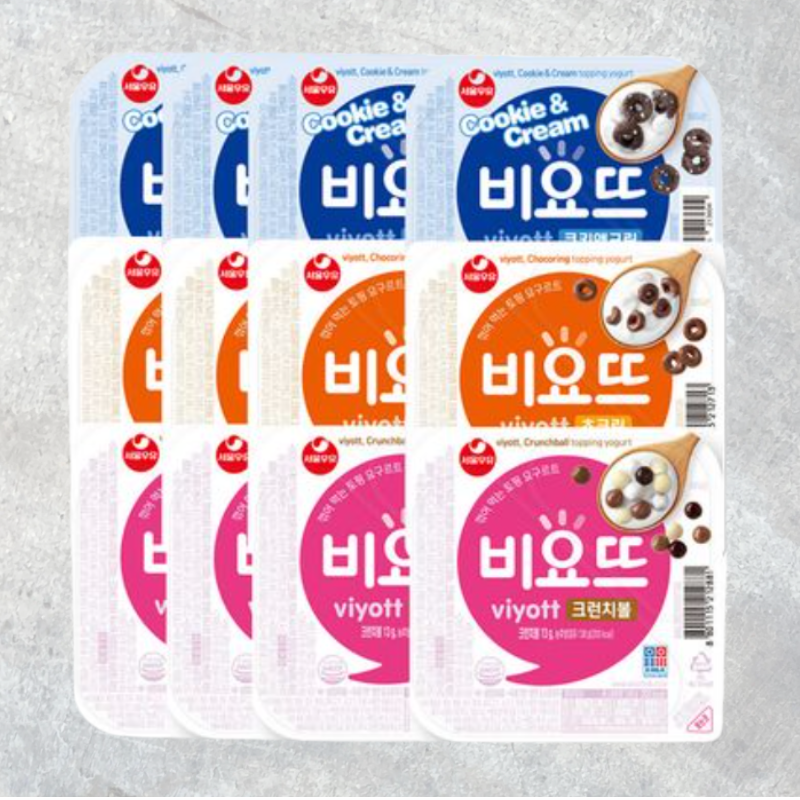 Viyott Yogurt (Cookie&Cream , Chocoring , Chrunchball)