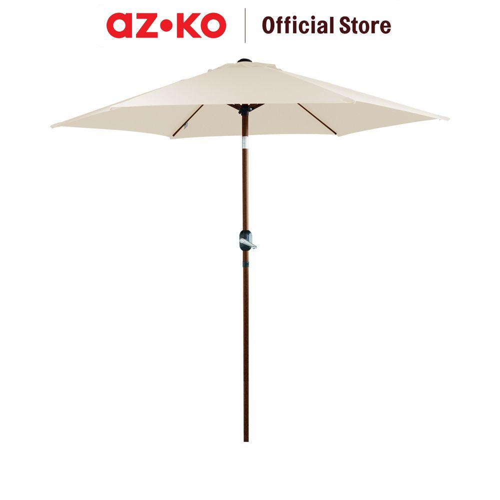Umbrella Ace - Soleil 2.5 Mtr Patio Payung Taman - Putih Ivory_0