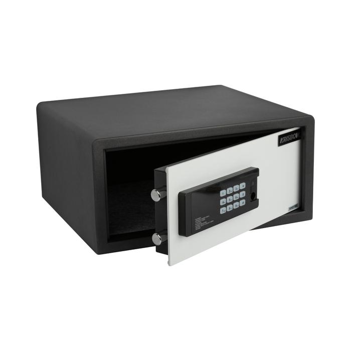 Safebox Krisbow 42x37x20 Cm Brankas Hotel 1.5/4 Mm H2702m - Hitam/putih_0