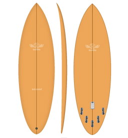Indo Rocket Jim Banks 6'6 Dusty Orange