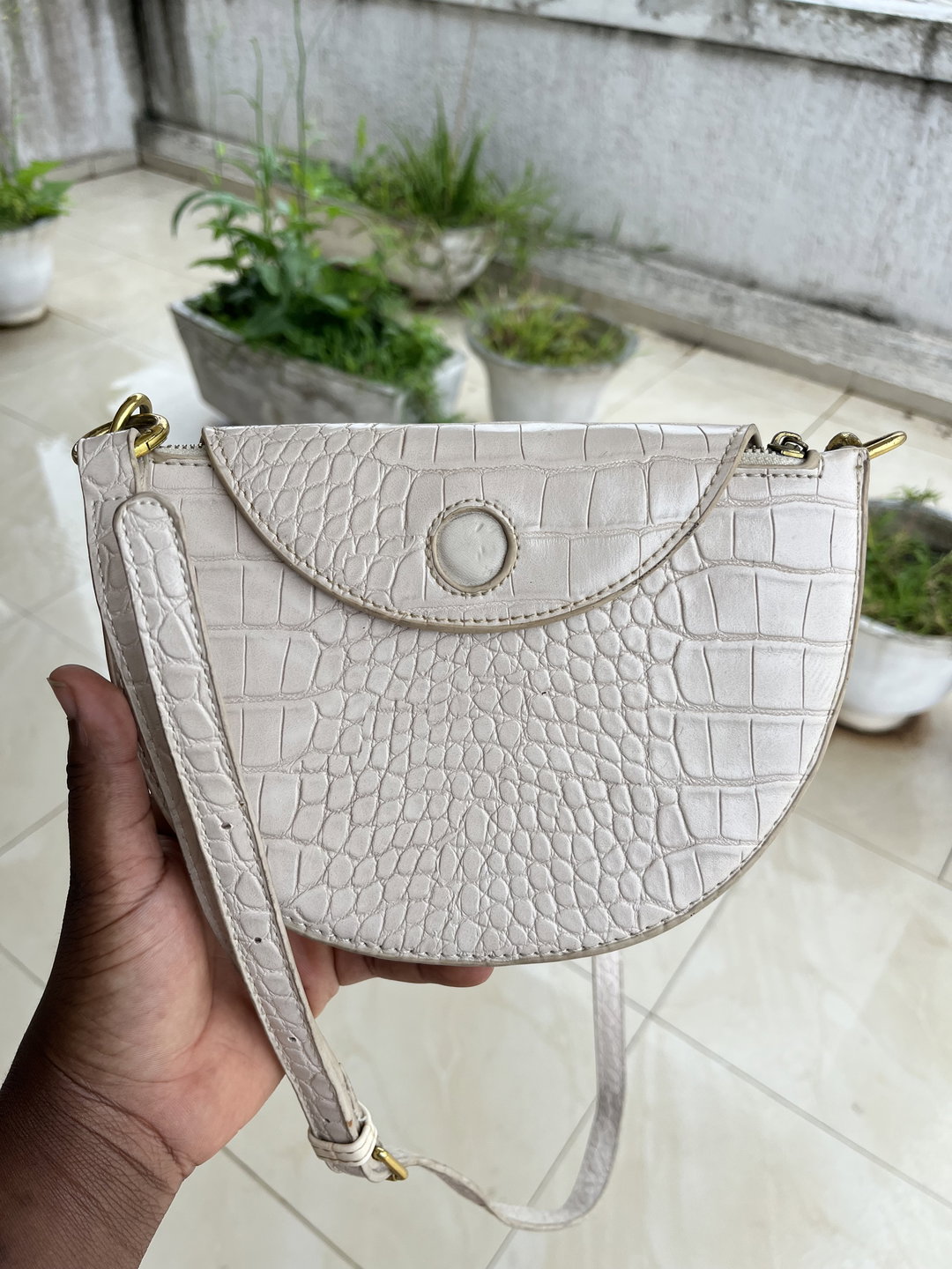 Bandoulière demi lune