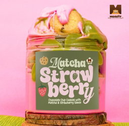 Matcha Strawberry Choc Chip Cookies 220G