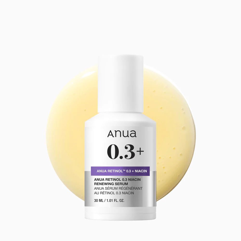 ANUA NANO RETINOL 0.3% + NIACIN RENEWING SERUM - 30MLL | انوا سيروم الريتينول 0.3% + نياسيناميد لتجديد البشرة - 30 مل