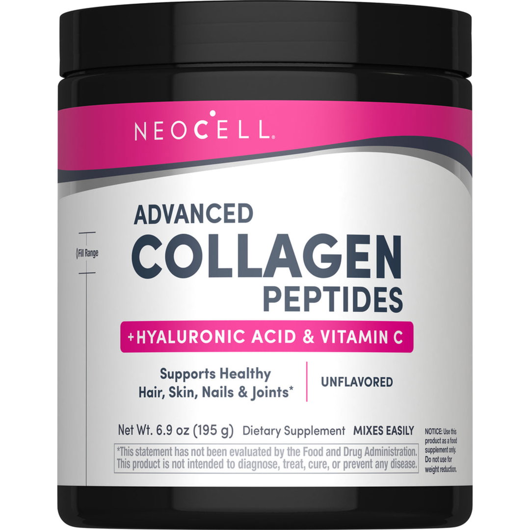 NeoCell Super Collagen Plus With Vitamin C and Hyaluronic Acid, 6.9 oz., 1 Canister