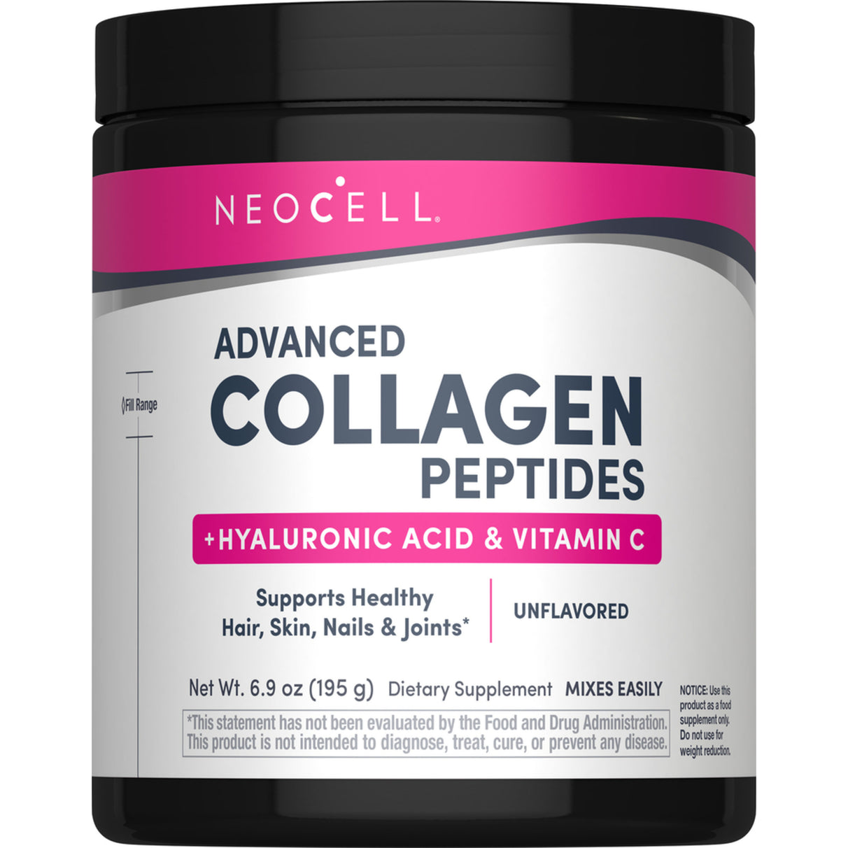NeoCell Super Collagen Plus With Vitamin C and Hyaluronic Acid, 6.9 oz., 1 Canister_0