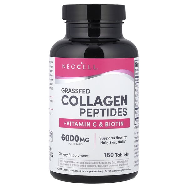 NeoCell Super Collagen With Vitamin C and Biotin, 180 Count