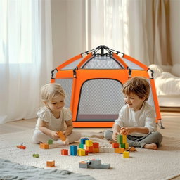 PORTABLE HEXAGONAL PLAY FENCE