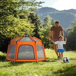 PORTABLE HEXAGONAL PLAY FENCE