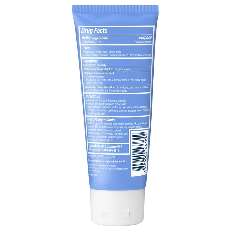 CeraVe Baby Healing Ointment for Diaper Rash & Cracked Chafed Dry Skin for Baby + Toddler 3 oz_2