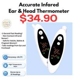 ACCURATE INFARED EAR & HEAD THERMOMETER 