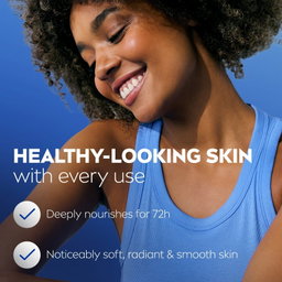 NIVEA Cocoa Butter Body Lotion for Dry Skin with Hyaluronic Acid, 72Hr Moisturizer, 16.9 fl oz