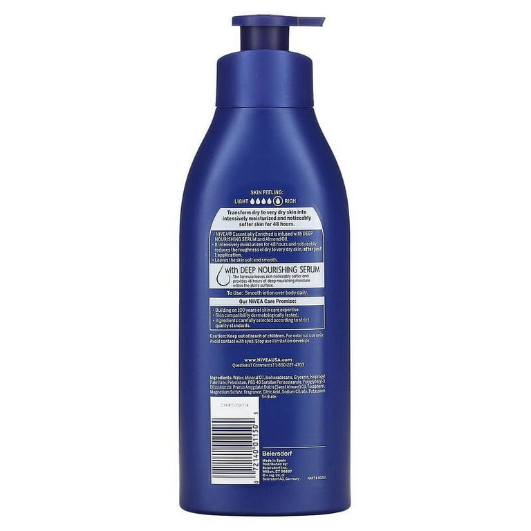 Nivea, Body Lotion, Essentially Enriched, 16.9 fl oz (500 ml)_1