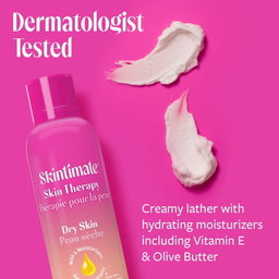Skintimate Dry Skin Women’s Shave Gel, Fresh Scent, Moisturizing Shaving Cream Twin Pack, 7 oz Each