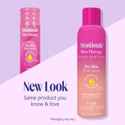 Skintimate Dry Skin Women’s Shave Gel, Fresh Scent, Moisturizing Shaving Cream Twin Pack, 7 oz Each