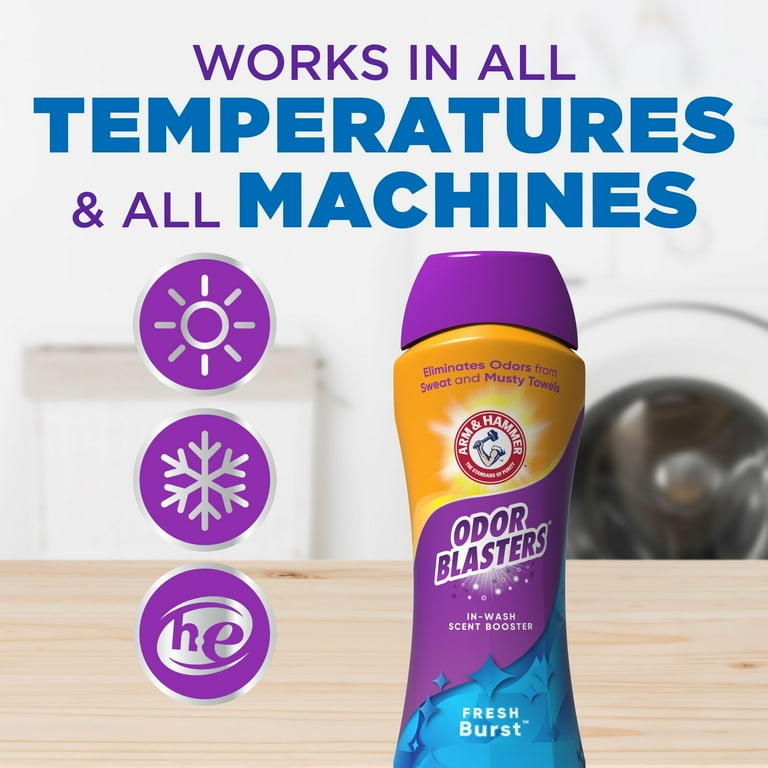 ARM & HAMMER Odor Blasters Fresh Burst In-Wash Laundry Scent Booster, 24 oz Bottle_3