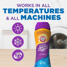ARM & HAMMER Odor Blasters Fresh Burst In-Wash Laundry Scent Booster, 24 oz Bottle