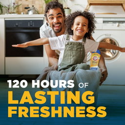 ARM & HAMMER Clean Scentsations In-Wash Scent Booster, Laundry Scent Booster Purifying Waters scent, 24 Oz